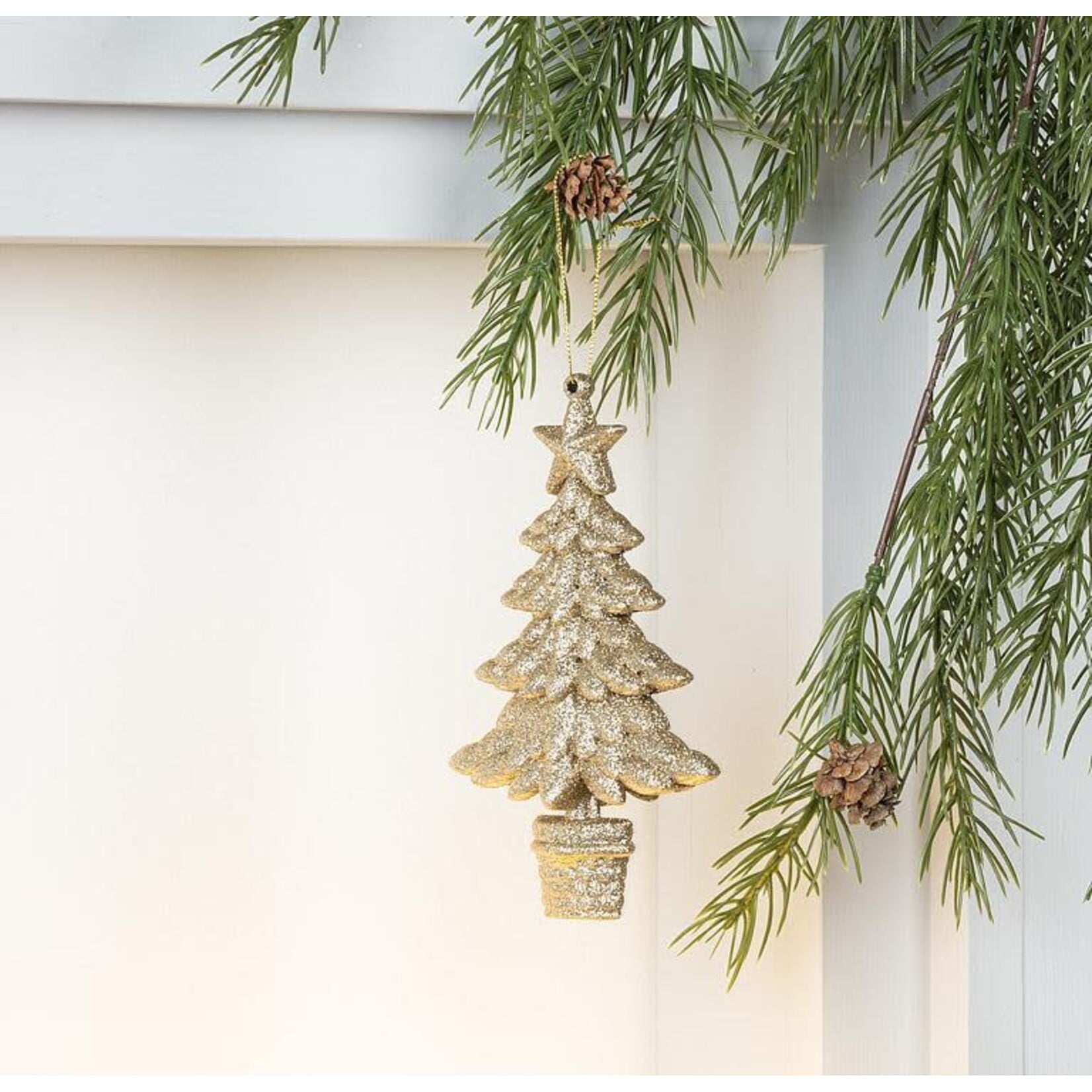 Glitter Holiday Tree Ornament
