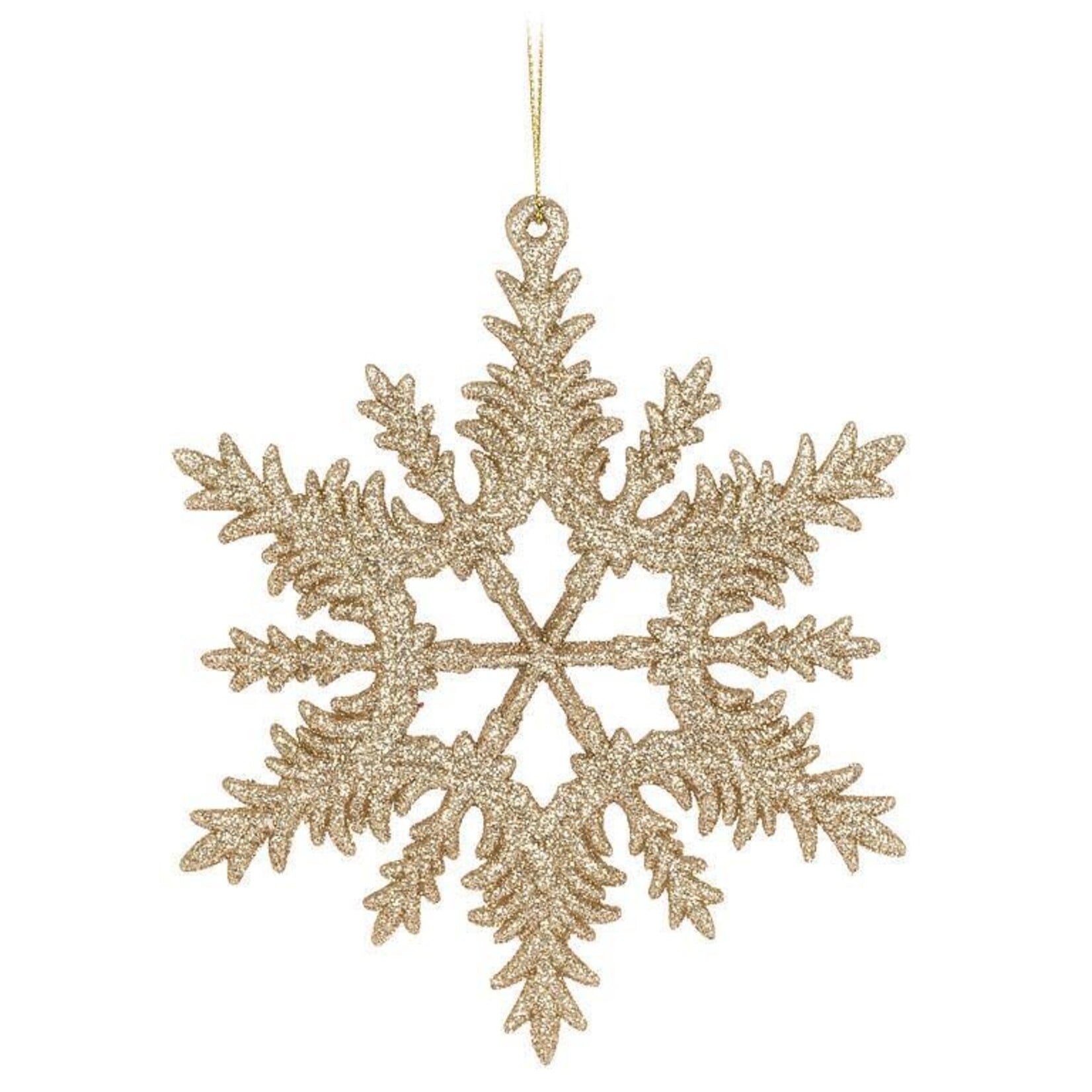 Glitter Intricate Snowflake Ornament