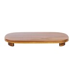 Acacia Wood Serving Plate/Riser, 36x22x4cm