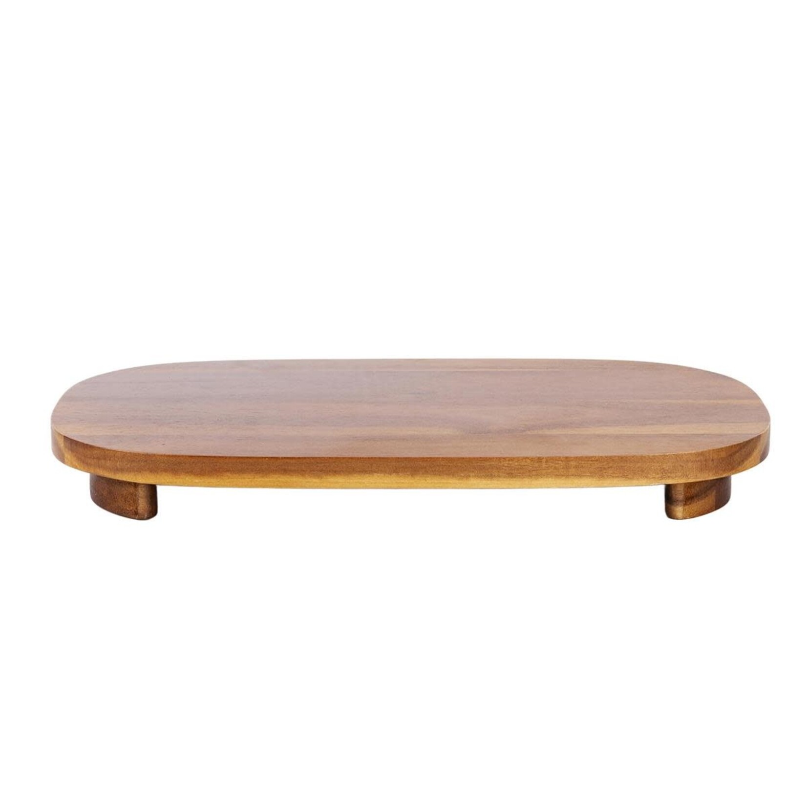 Acacia Wood Serving Plate/Riser, 36x22x4cm