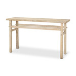 The small Rosie Console Table 54" Blonde wood