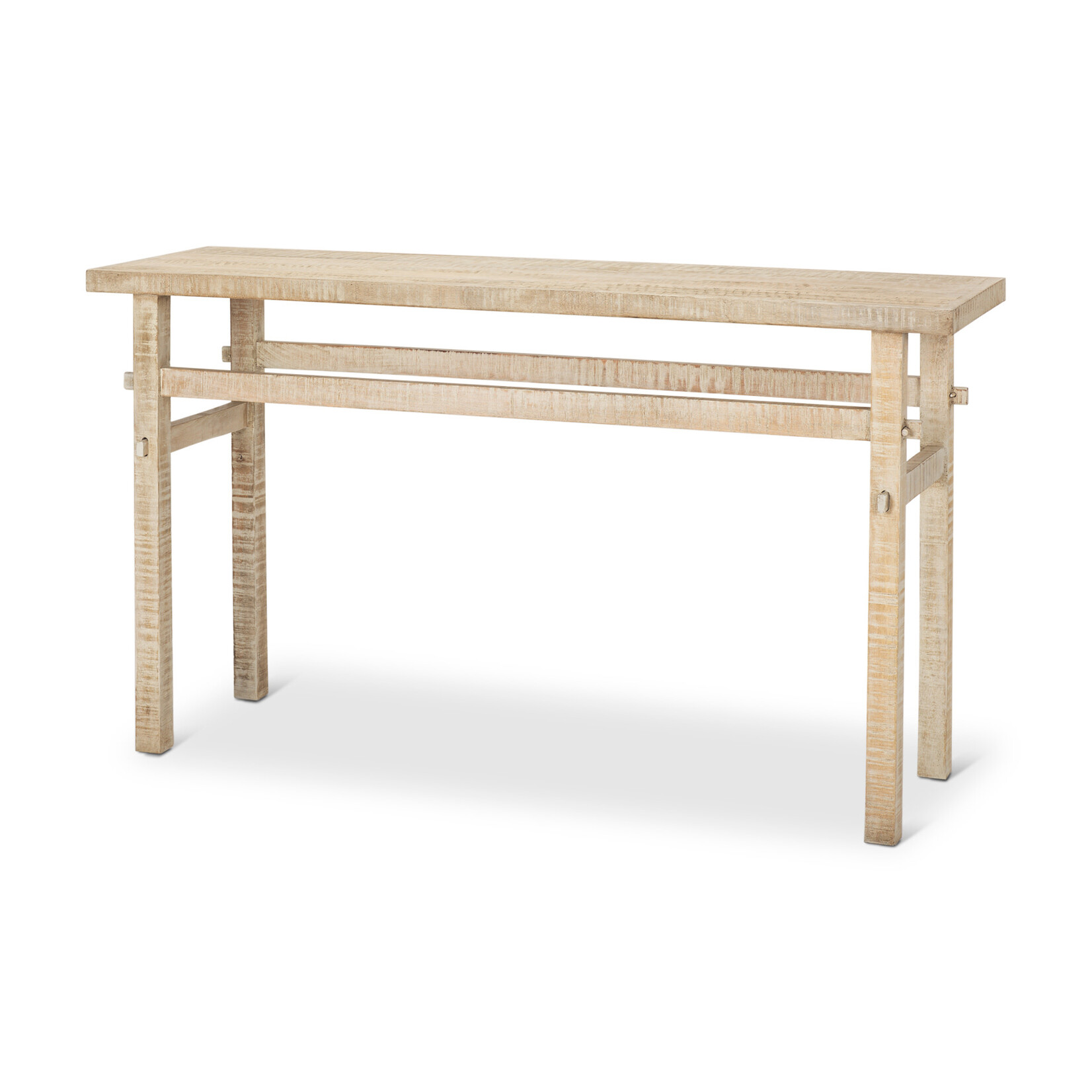 The small Rosie Console Table 54" Blonde wood