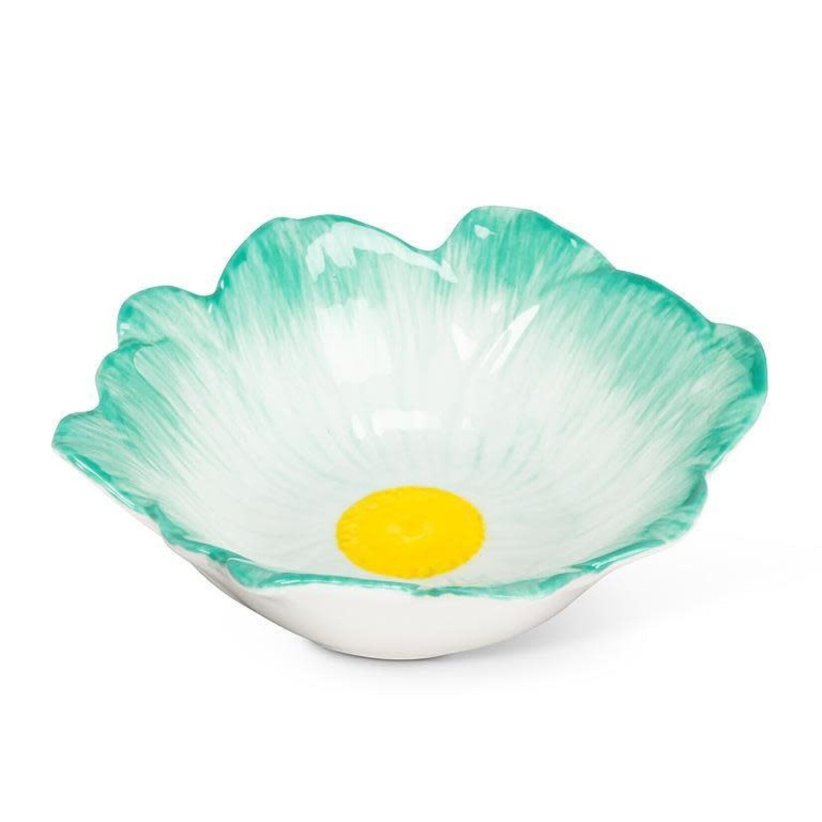 Small Flower Dish - Turquoise