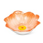 Small Flower Dish - Orange