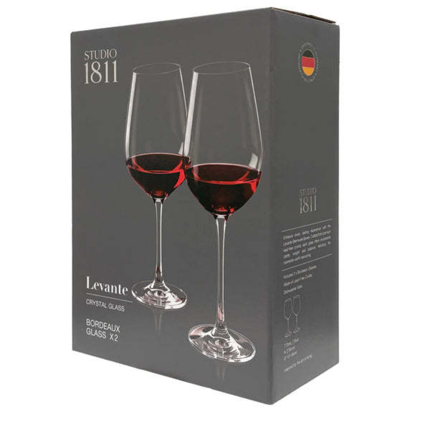 Levante Bordeaux 770ml (26oz) Set of 2