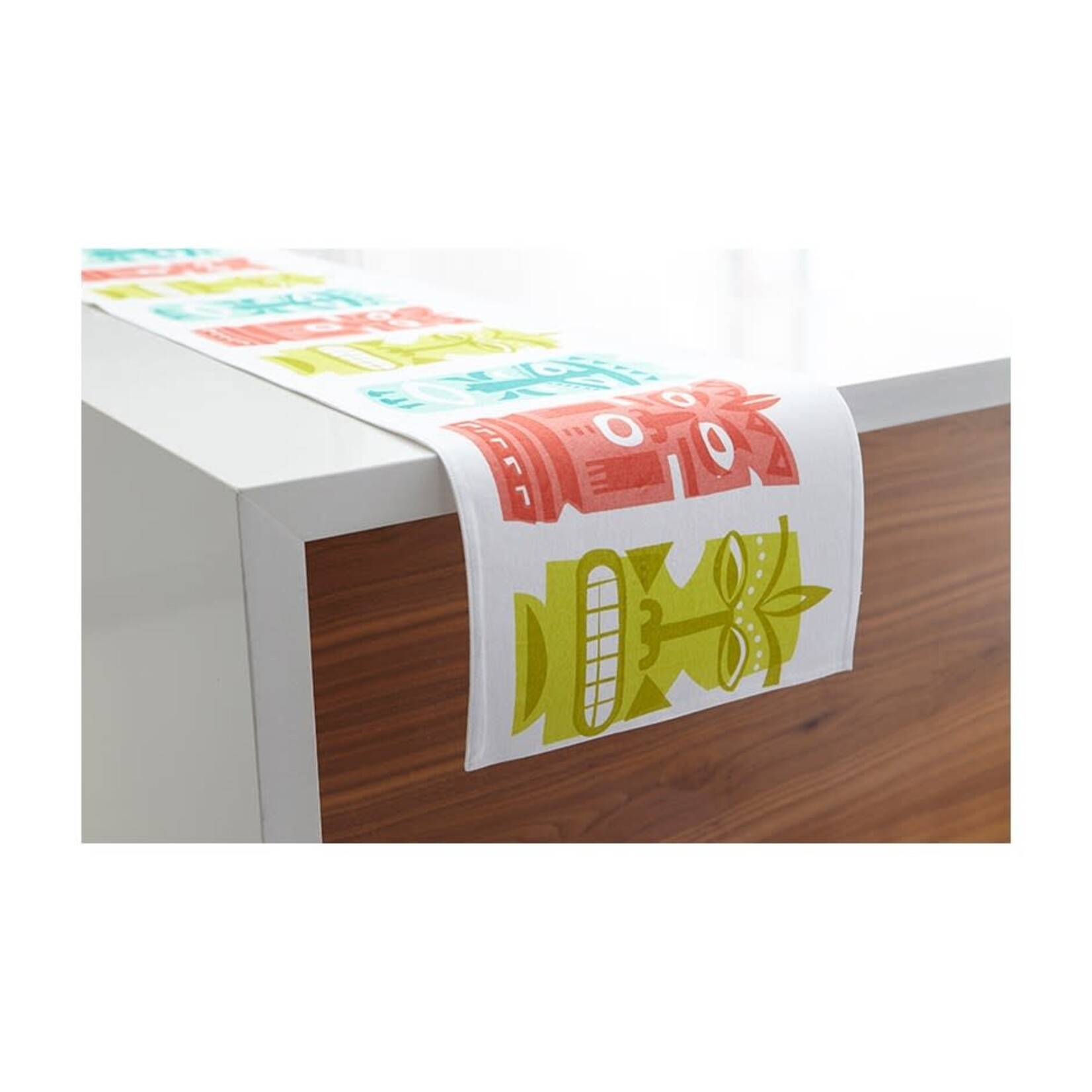 Tiki Reverse Table Runner Multi