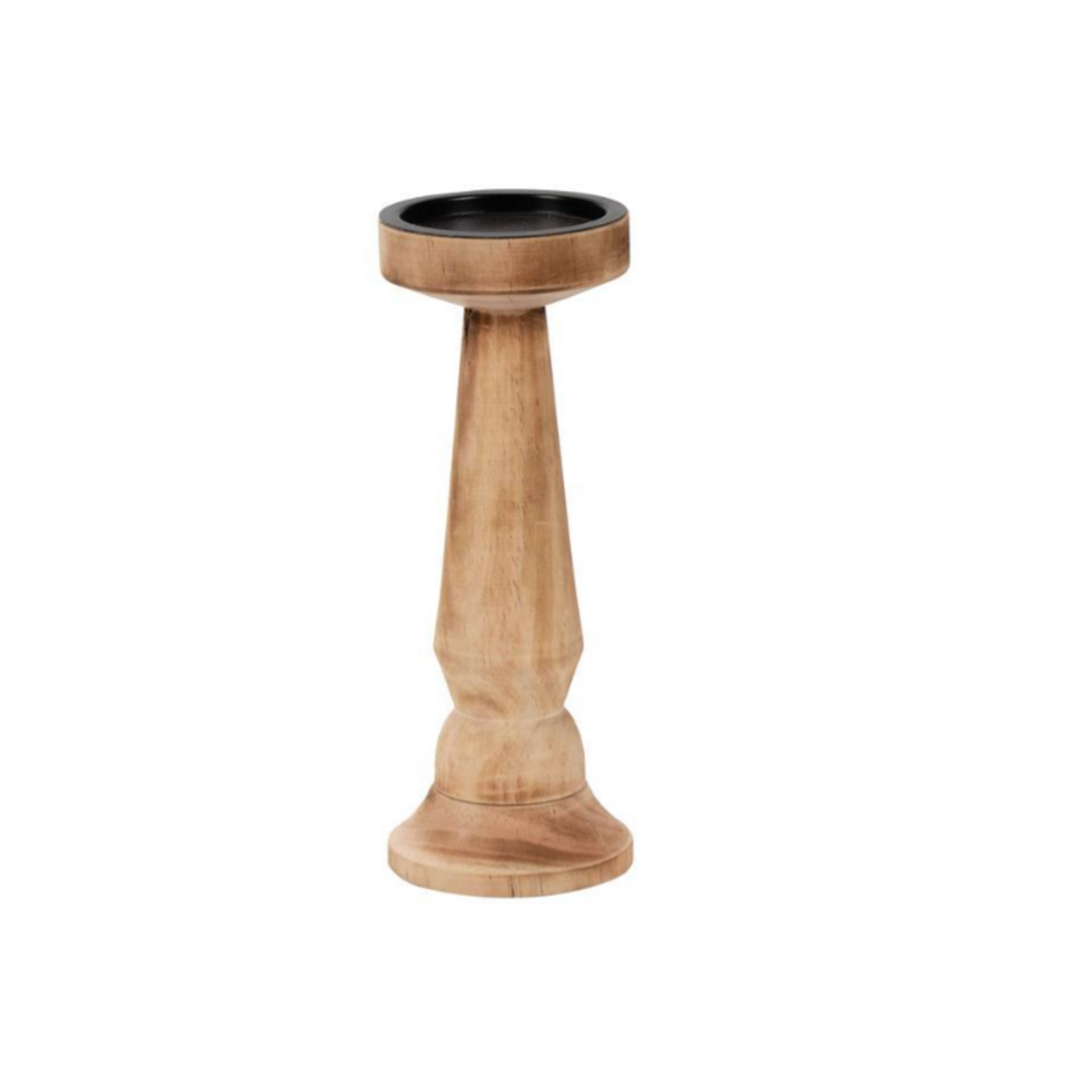 Wooden Pillar Candle Small