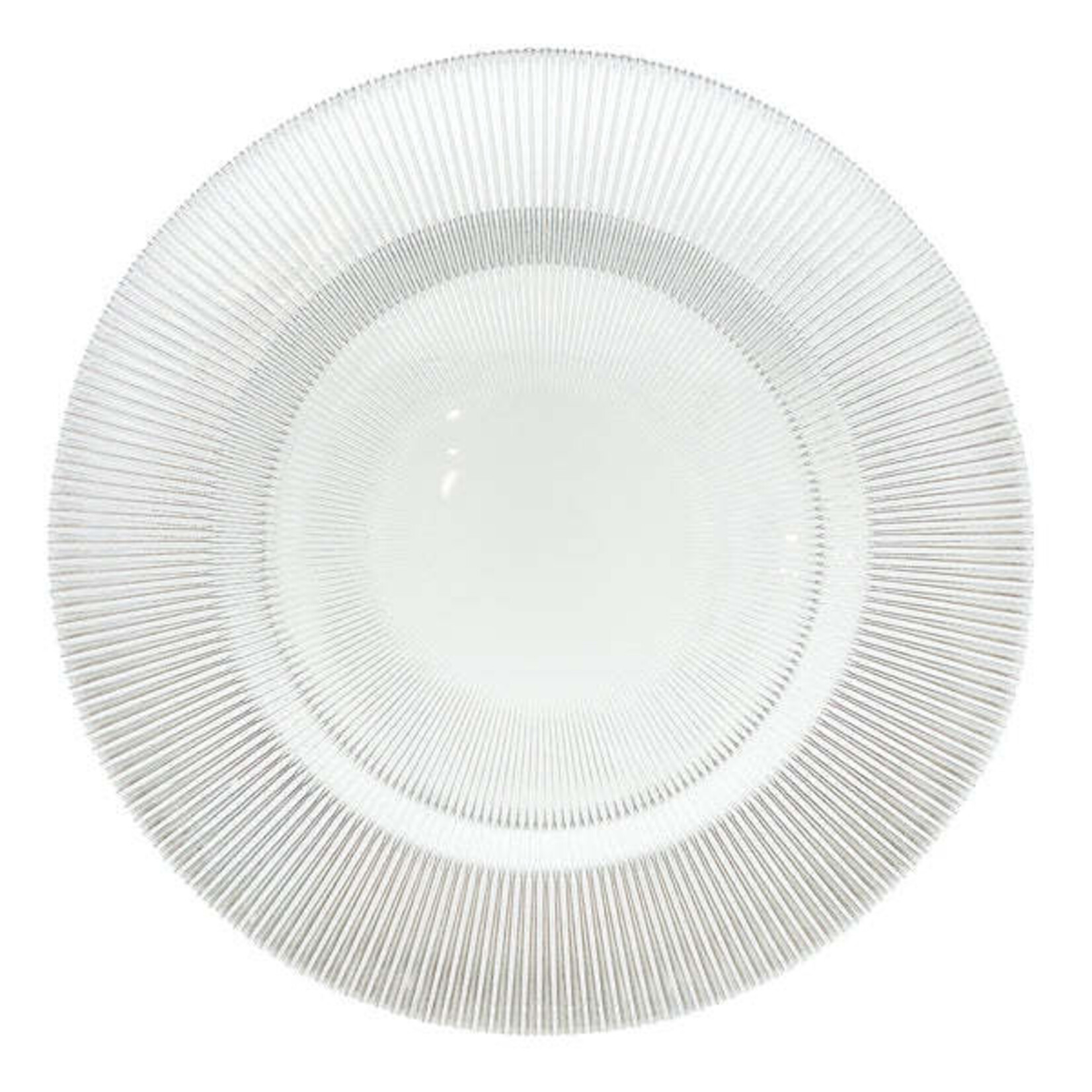 Radiance 33cm Clear Glass Charger Plate