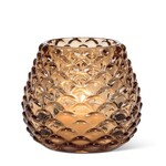 Medium Pinecone Tealight - Amber