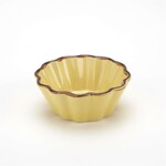 TUSCANA FLUTED MINI PIE DISH 12 CM DIA. X 5.5 CM YELLOW