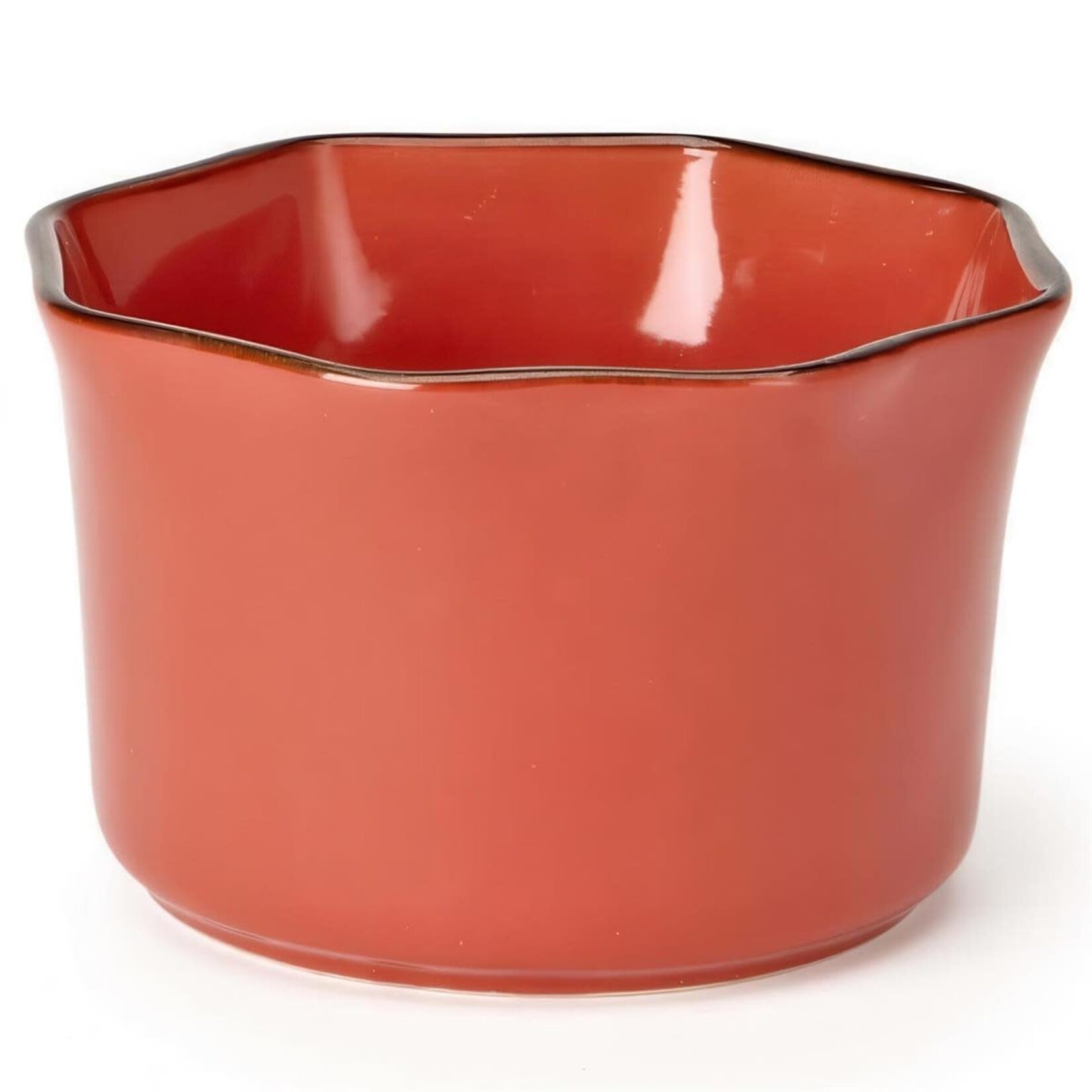 TUSCANA FLUTED RAMEKIN 10 CM DIA. X 6 CM RED