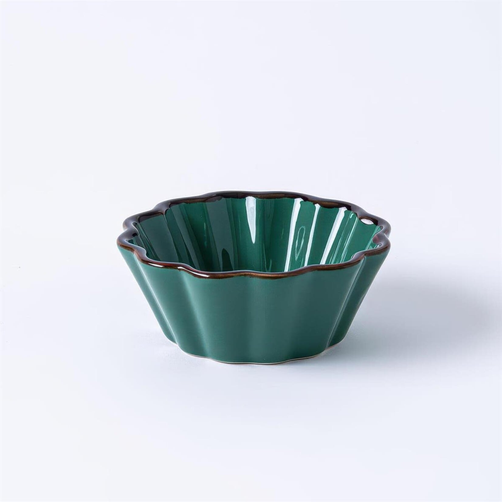 TUSCANA FLUTED MINI PIE DISH 12 CM DIA. X 5.5 CM FOREST