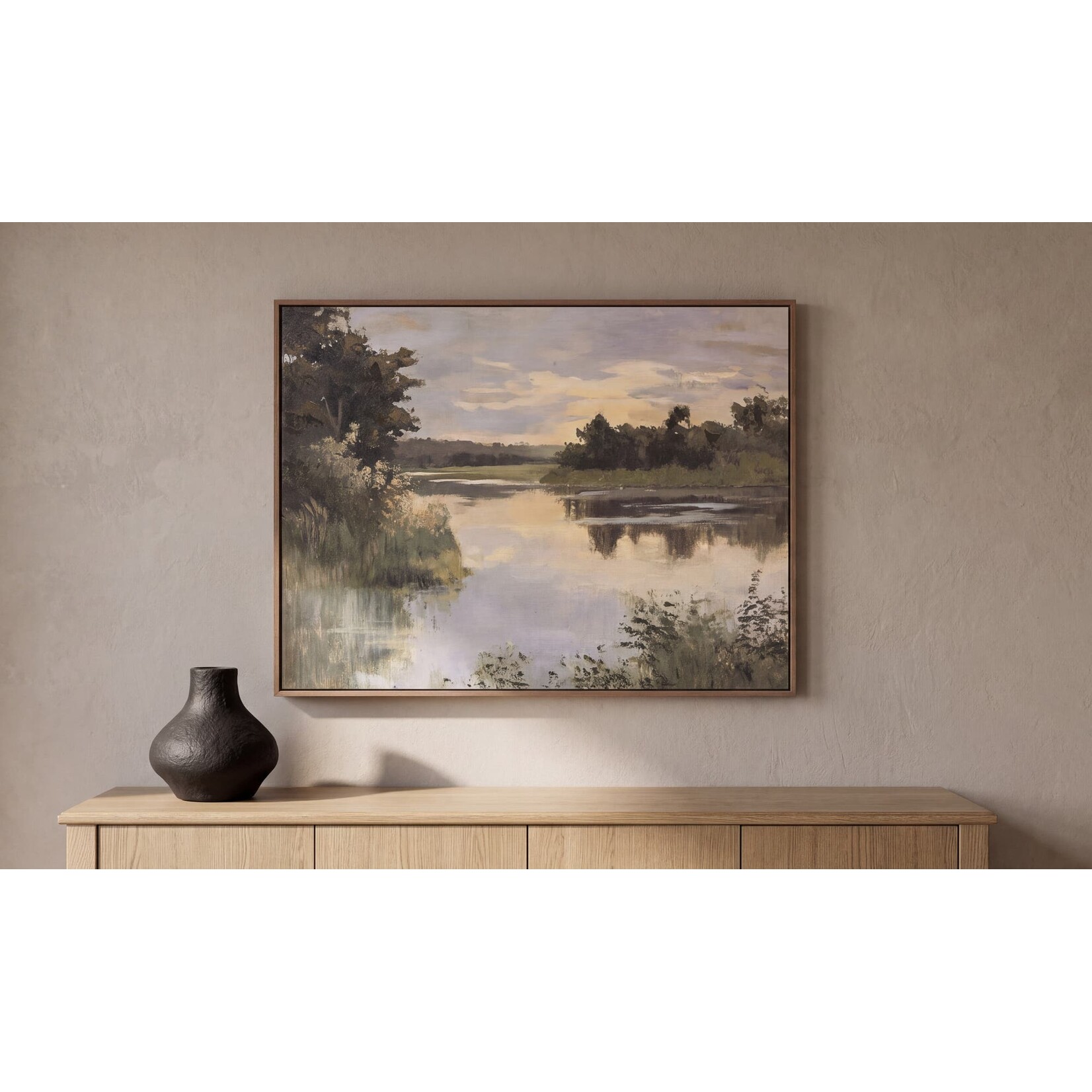 Lakeside Framed Painting