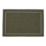 Hemstitch Placemat Forest Green