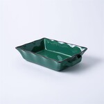 TUSCANA FLUTED BAKEWARE RECT. MED 29 X 21 X 7 CM FOREST