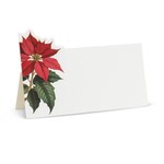Botanic Poinsettia Fold Placecard