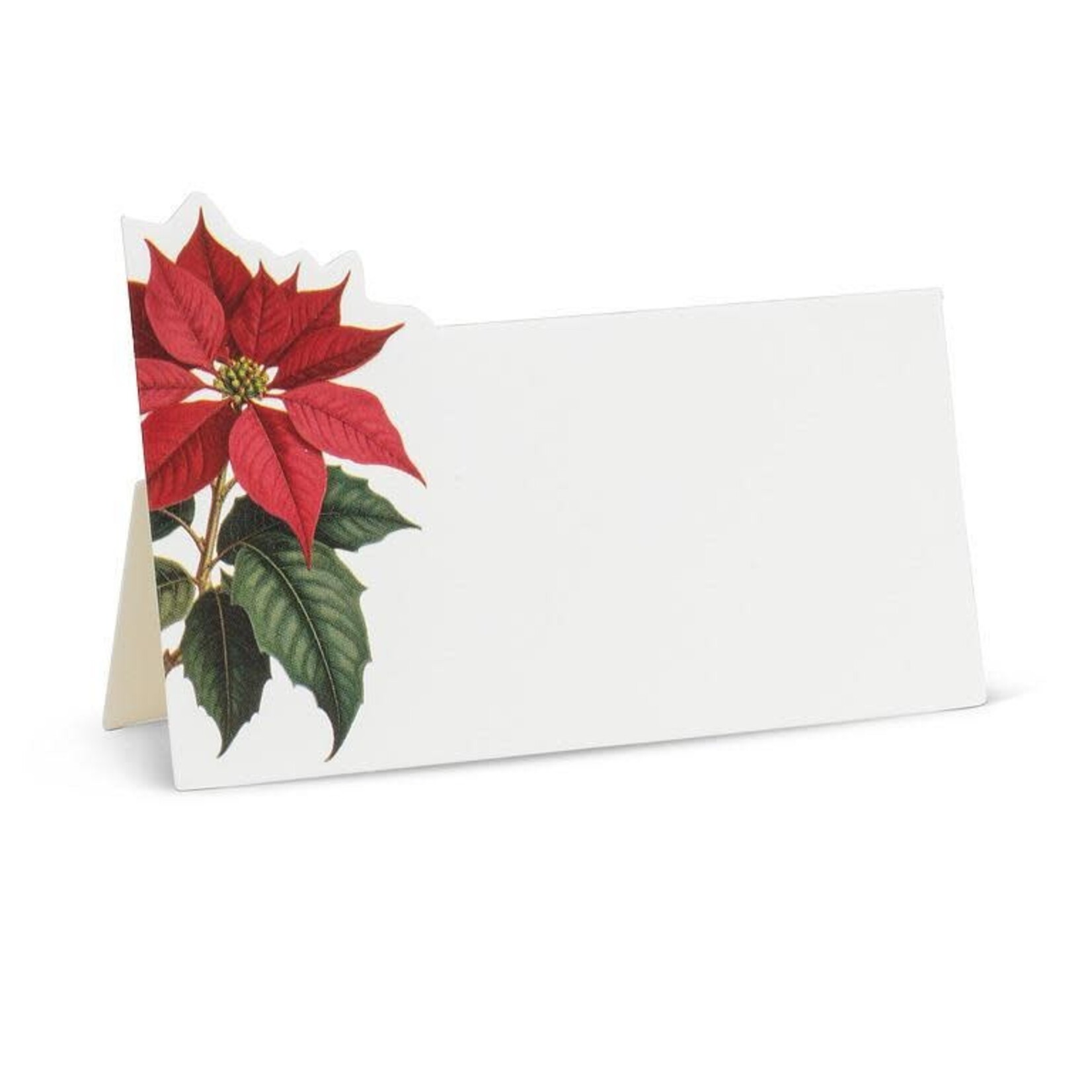 Botanic Poinsettia Fold Placecard