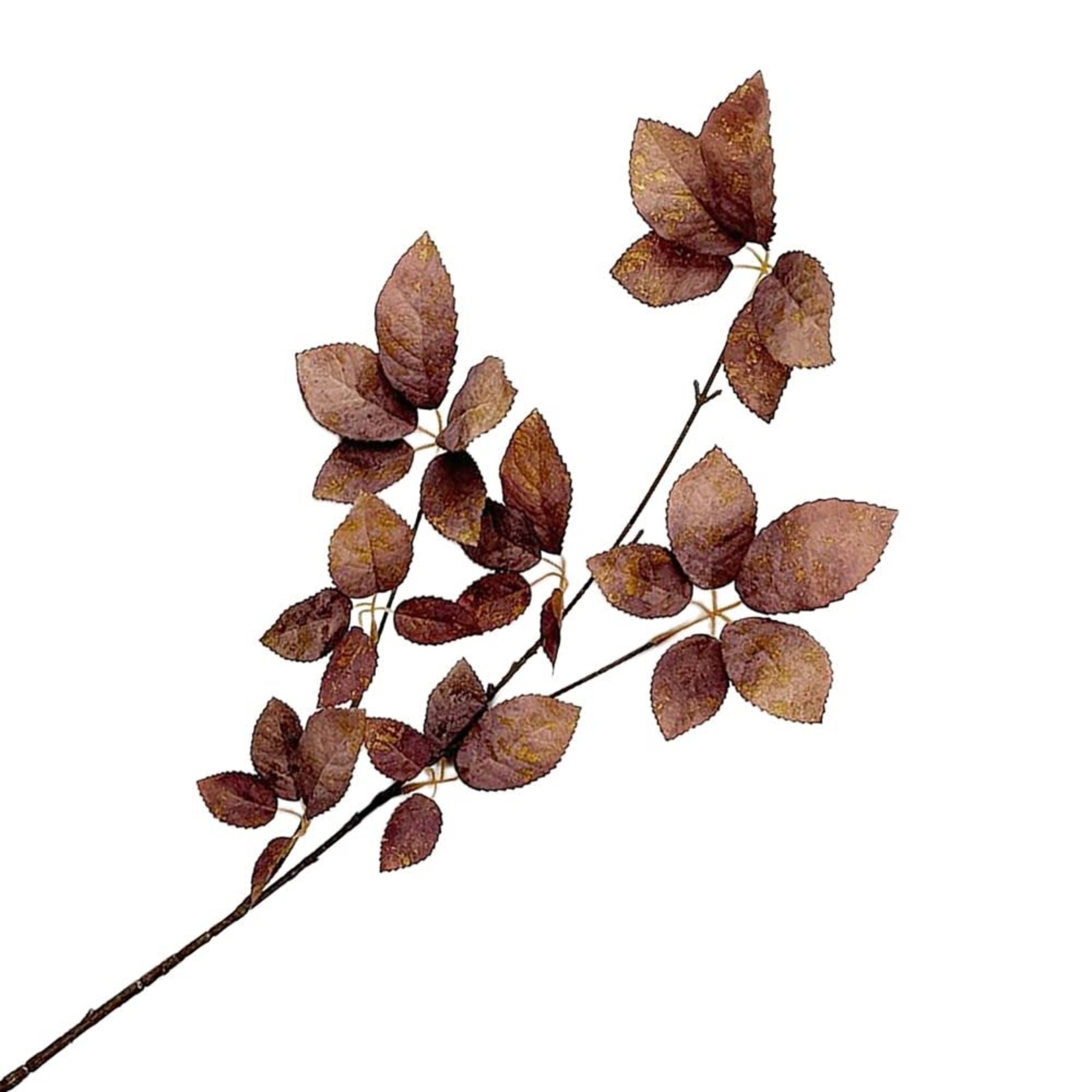 FALL STEM ROUND LEAF EUCALYPTUS 36" BURGUNDY BROWN