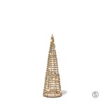 Small Ribbon LED Cone Tree with 20 LED lights - 16" H
