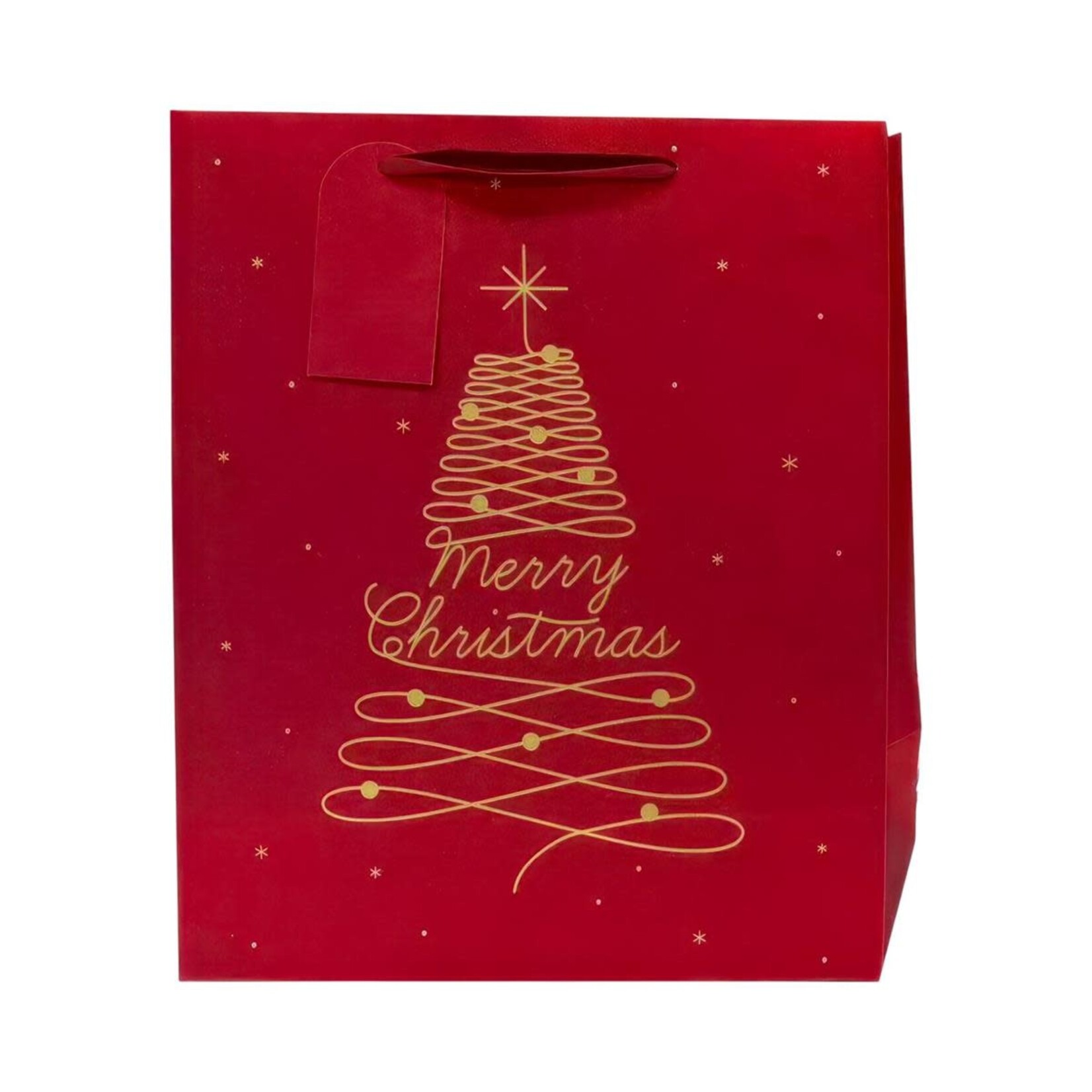 Xmas Gift Bag, Merry & Bright, Large,