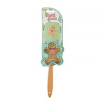 S/2 Silicone Spatula & Cookie Cutter Set- Gingerbread Man