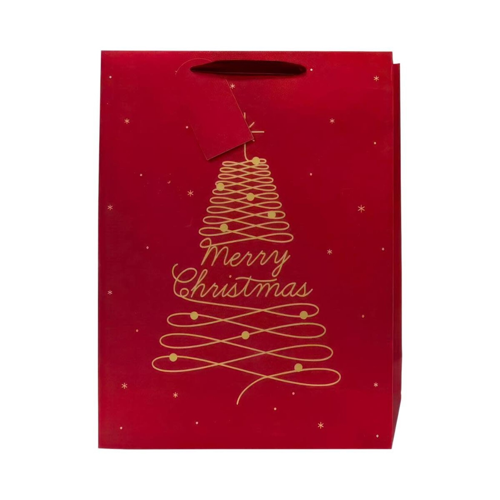 Xmas Gift Bag, Merry & Bright, Jumbo