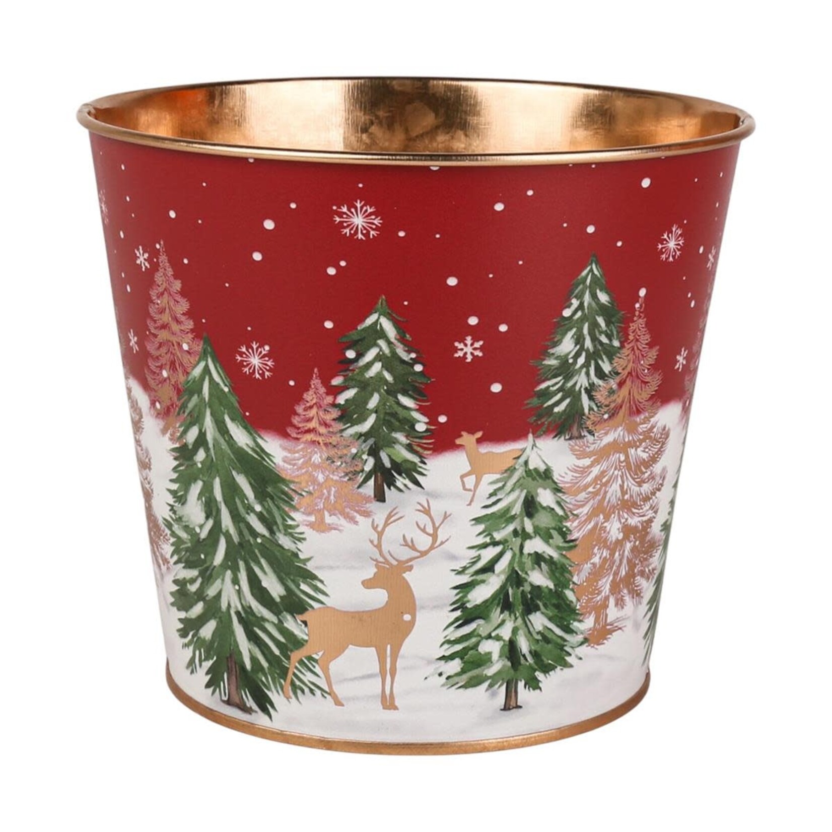 Xmas Tin Buckets - Small