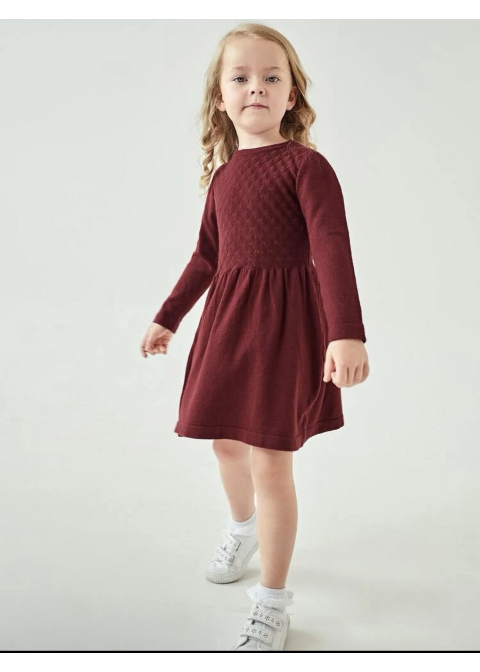 Toddler girl burgundy dress - Sweet Pea u0026 Co