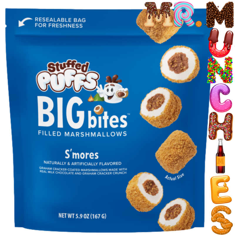 Stuffed Puffs Big Bites Filled Marshmallows S'mores