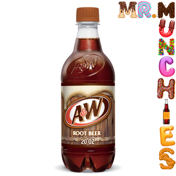 A&W Root Beer American Pop Bottle