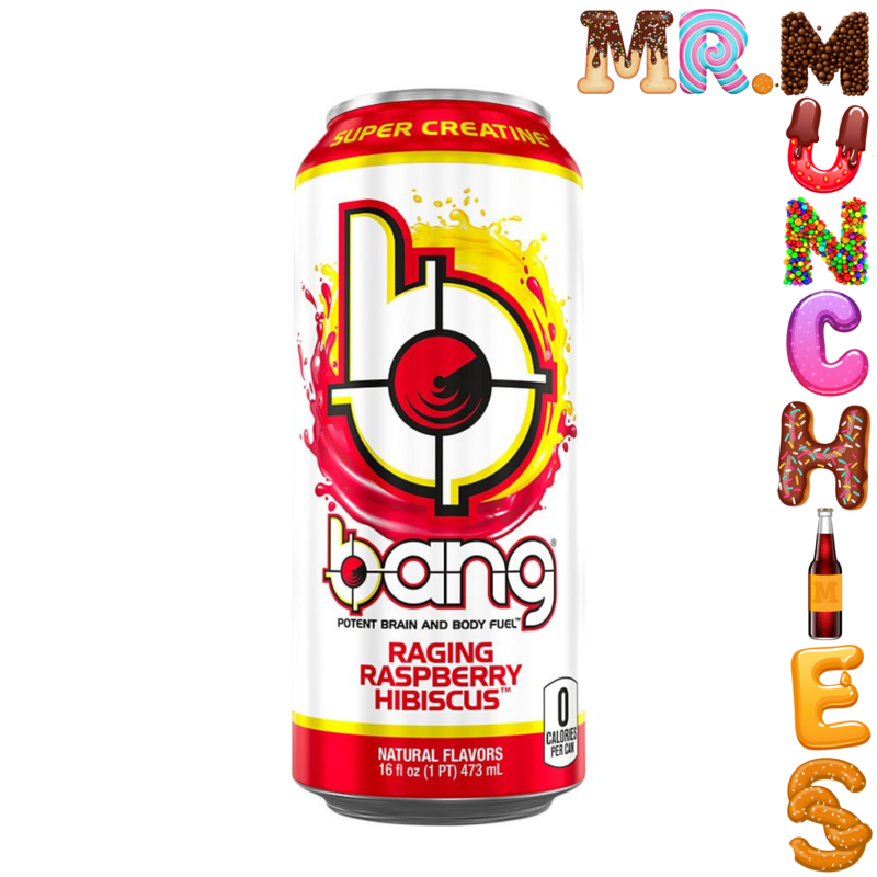 Bang Energy Drink Raging Raspberry Hibiscus (American)