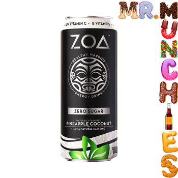 ZOA Pineapple Coconut Zero Sugar Energy Drink