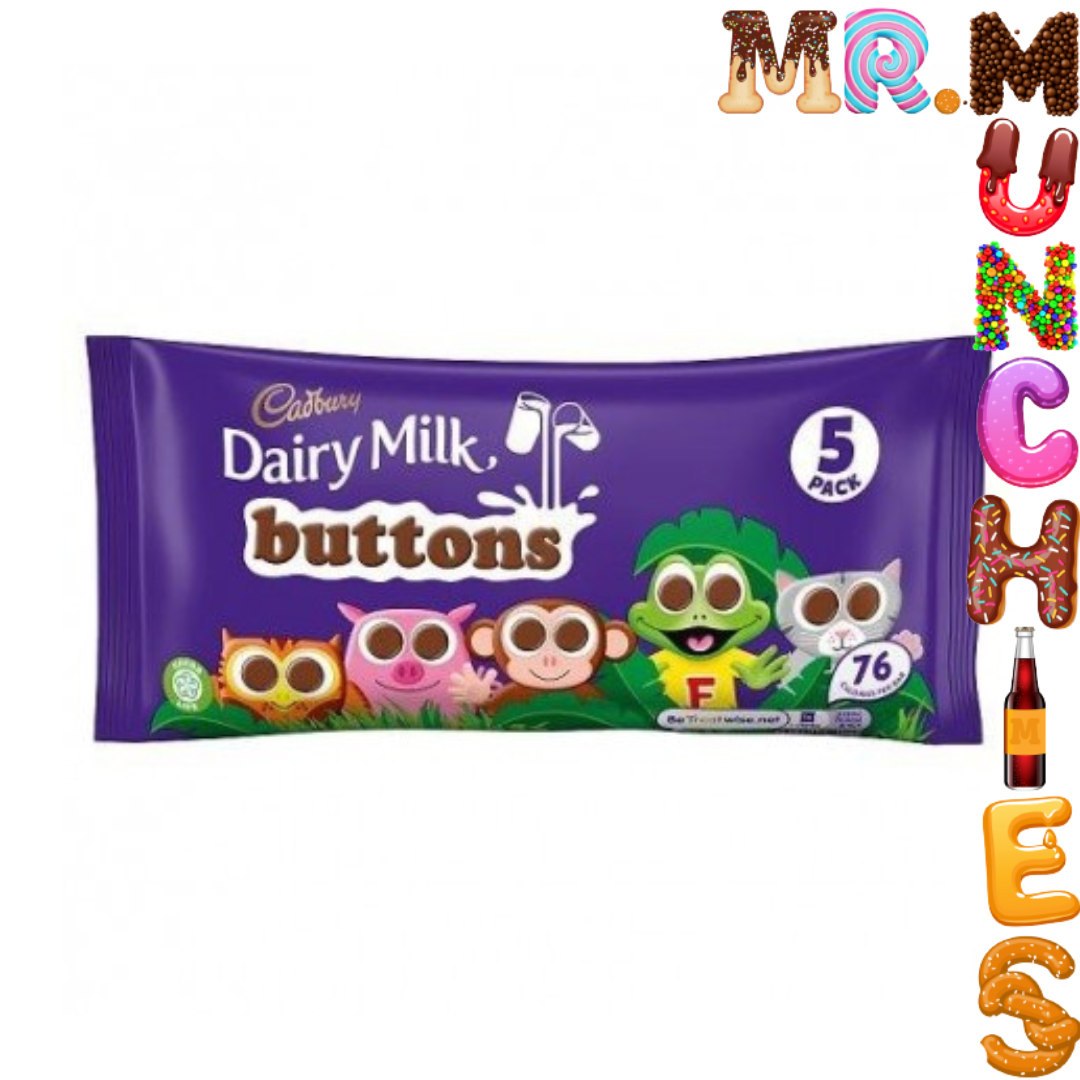 Cadbury Dairy Milk Buttons 5 Pack Mr Munchies