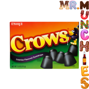 Crows Licorice Flavored Gumdrops Theatre Box