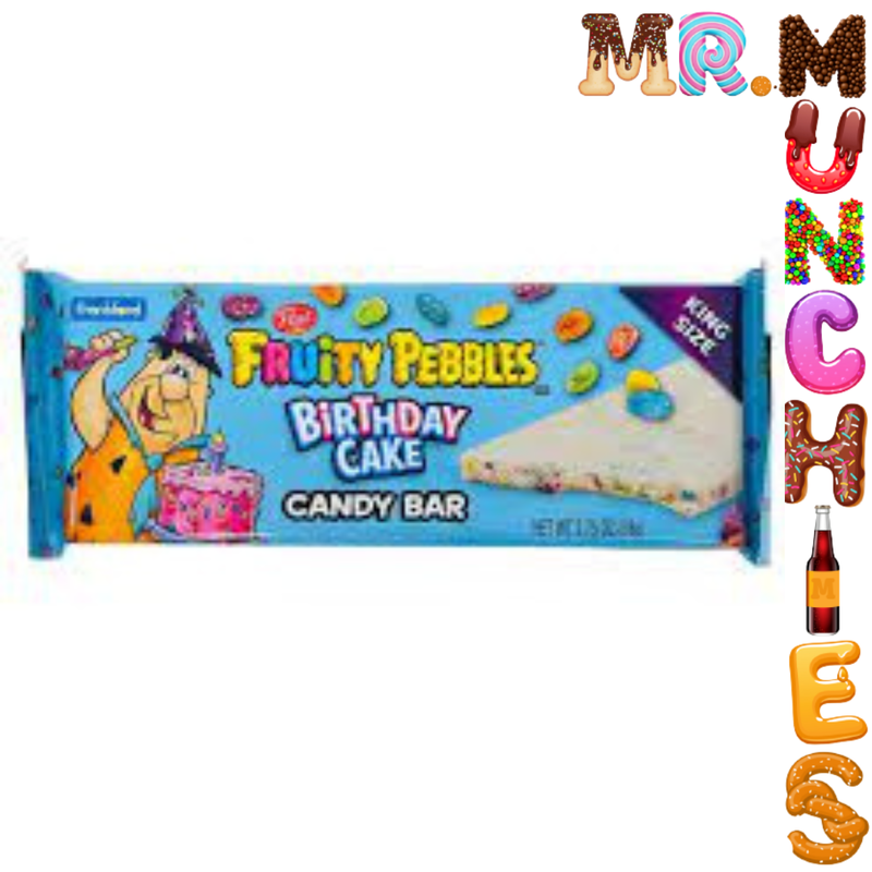 Fruity Pebbles Birthday Cake Candy Bar