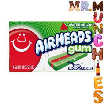 Airheads Gum Watermelon Sugar Free