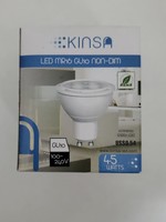 Kinsa GU10 Bulbs 4.5W 5700K Non-Dimmable