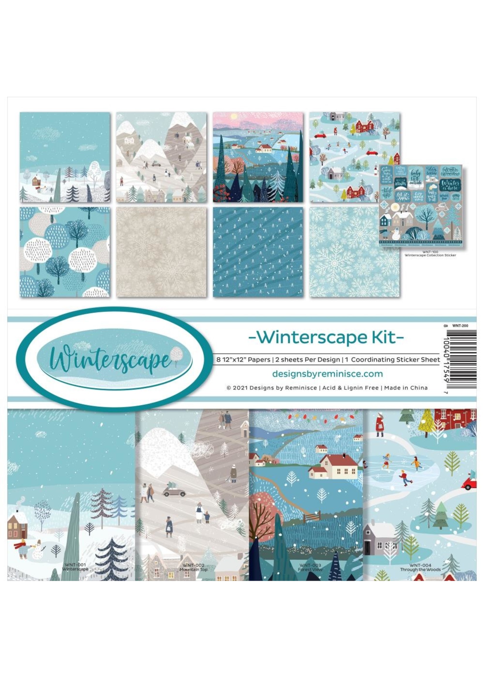 Reminisce Winter Scape Collection Kit