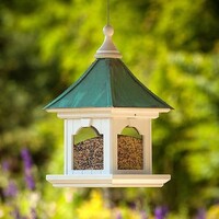 Birdfeeder PVC 12" Square Large Capacity