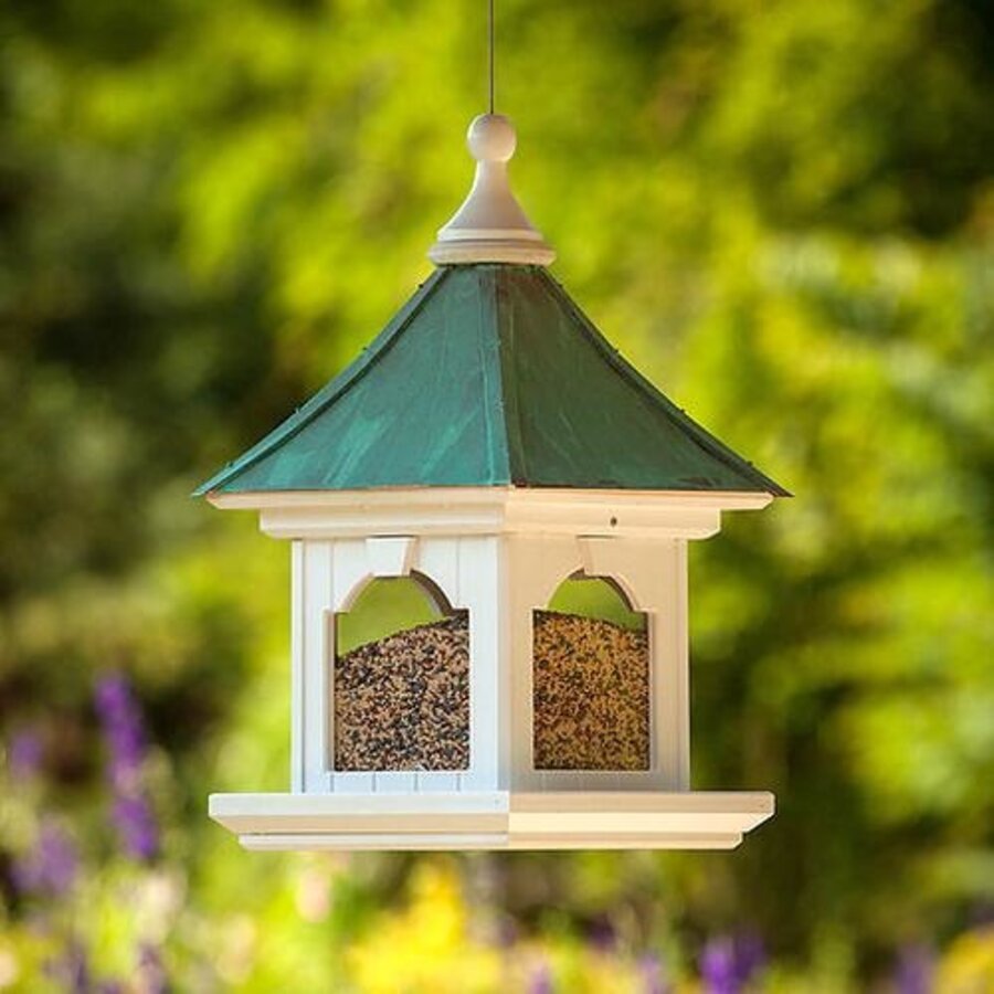Birdfeeder PVC 12" Square Large Capacity