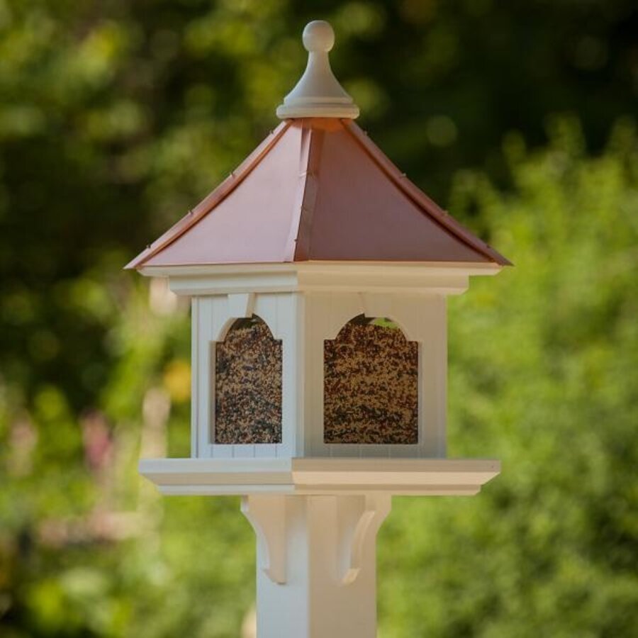 Birdfeeder PVC 12" Square Large Capacity