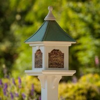 Birdfeeder PVC 12" Square Large Capacity