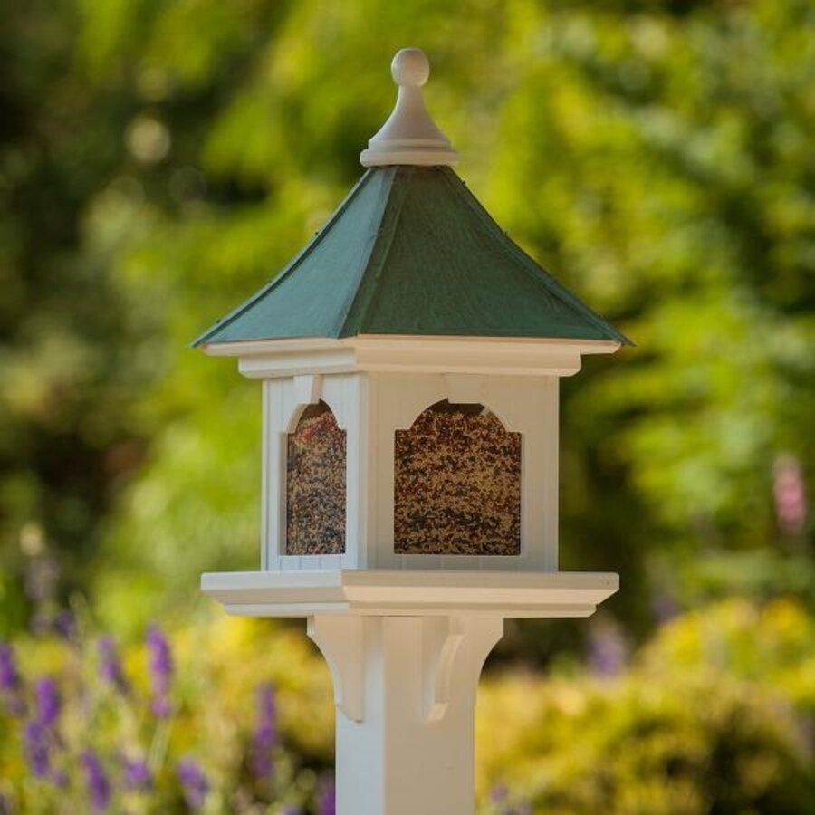 Birdfeeder PVC 12" Square Large Capacity