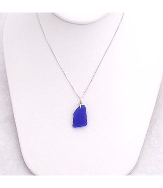 Autumn Designs Blue Sea Glass Necklace