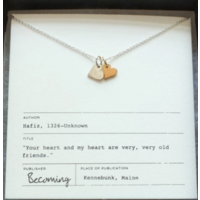 Tiny Double Heart Necklace Mix