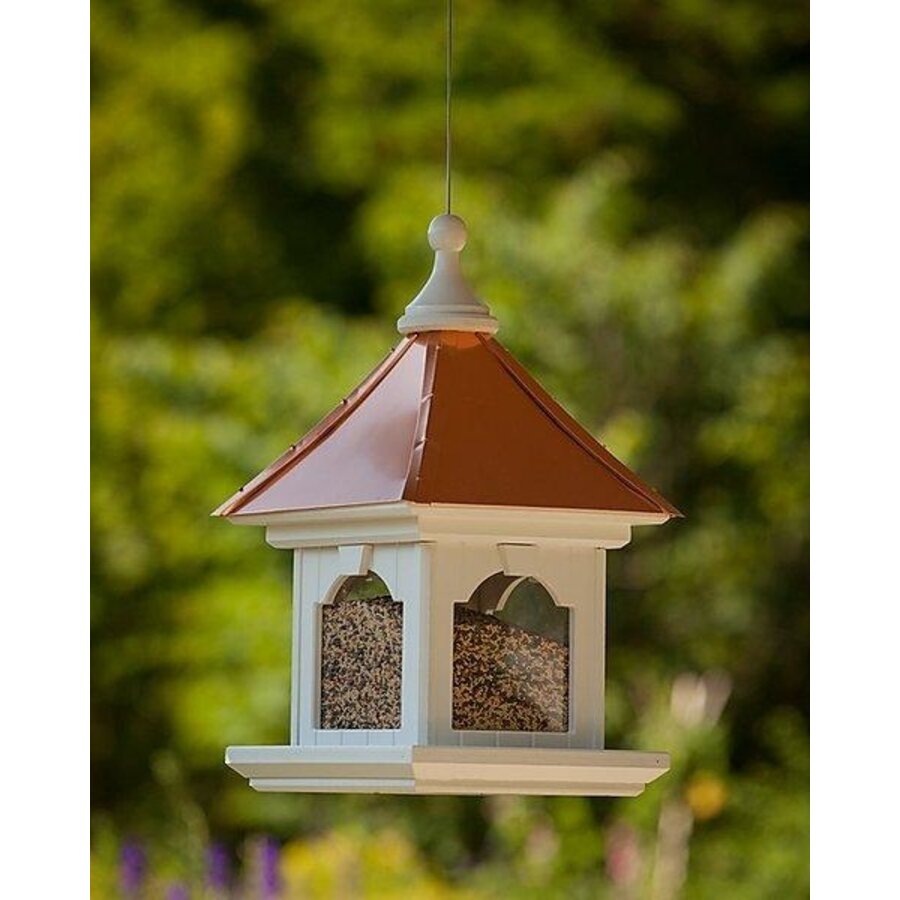 Birdfeeder PVC 12" Square Large Capacity