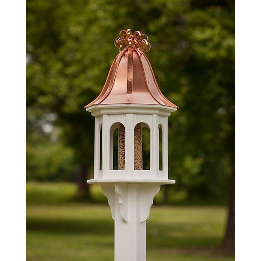 Birdfeeder PVC 14" Octagon Bell