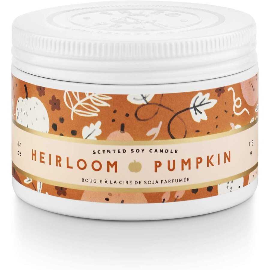 Heirloom Pumpkin Tin Candle