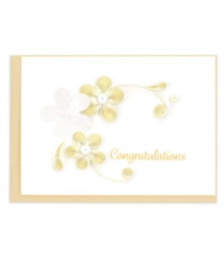 Quilling Cards Floral Congrats Gift Enclosure