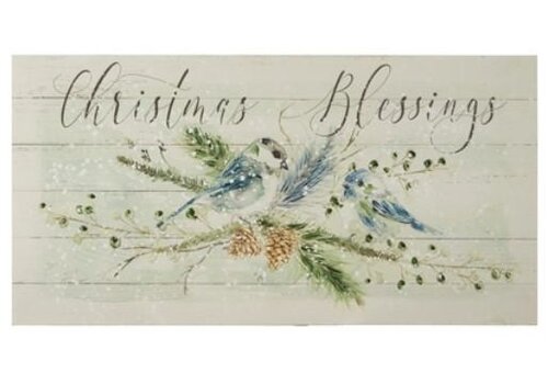  Xmas Blessings Wood Wall Art 